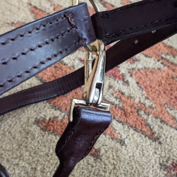 Brown Leather Halter - Large Pony/Cob - Picture 3 of 7